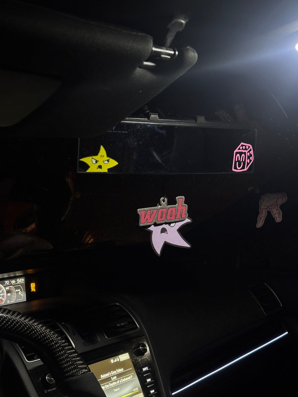 “woah” car air refresher