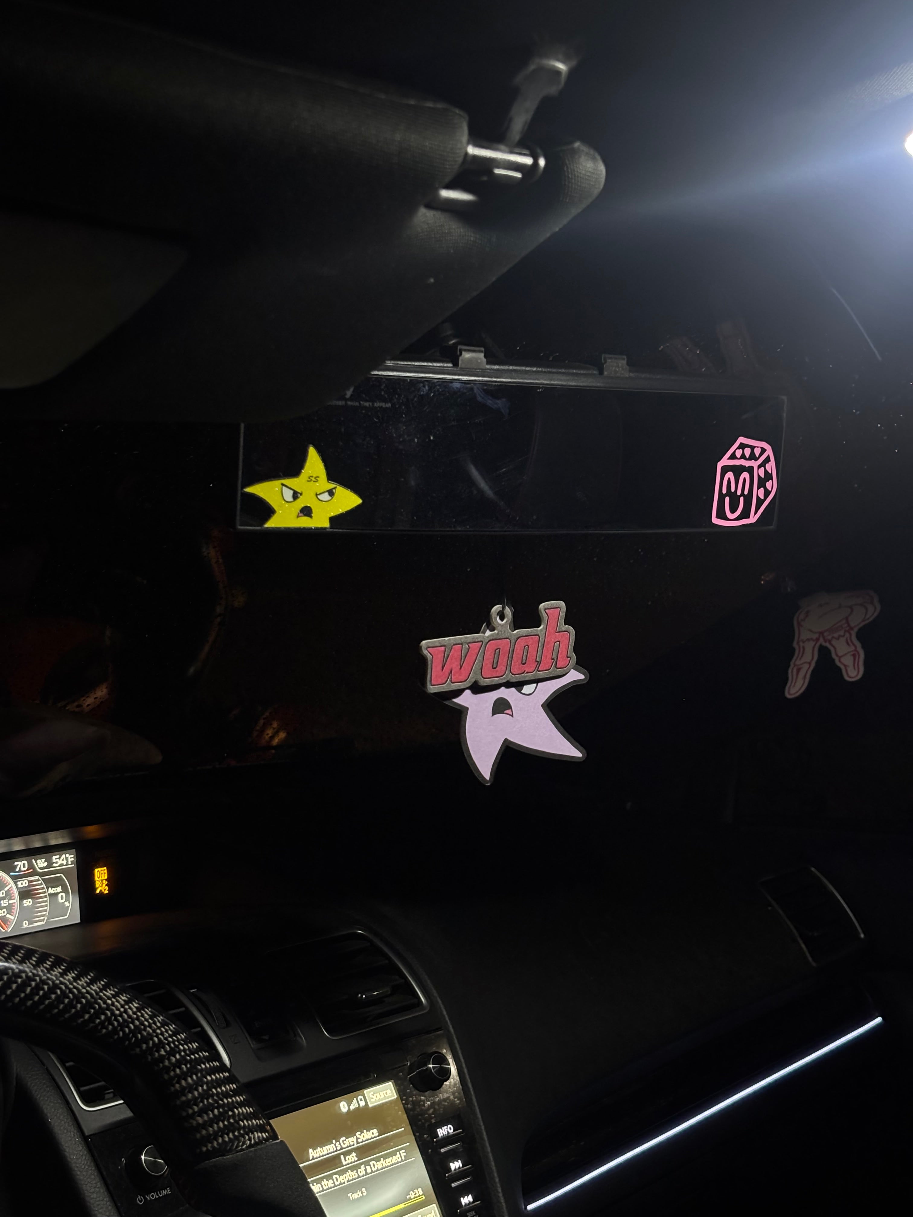 “woah” car air refresher