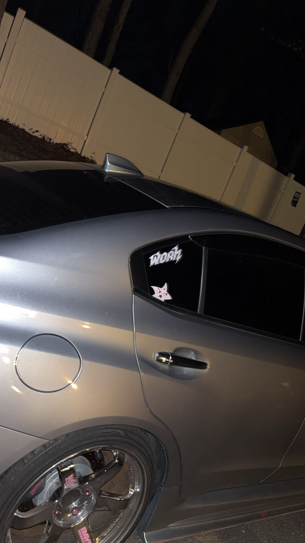 “Flashy” woah decal