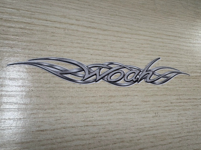 pinstripe woah sticker