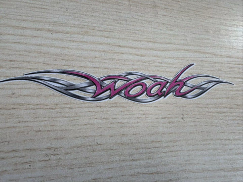 pinstripe woah sticker